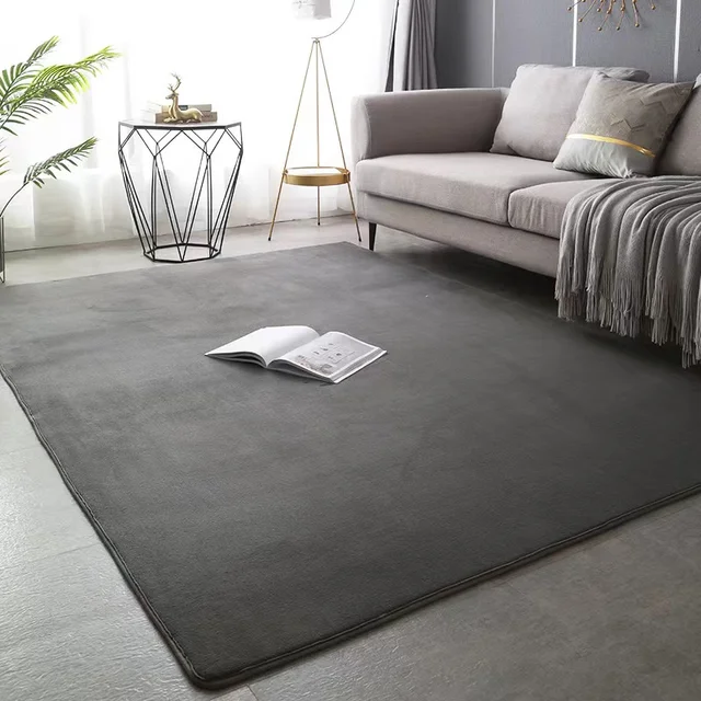 VIKAMA Solid Color Carpet Yoga Studio Floor Mat Large Area Rugs Rug Live Room Sofa Carpet Bedroom Carpet In a Variety Of Colors 2