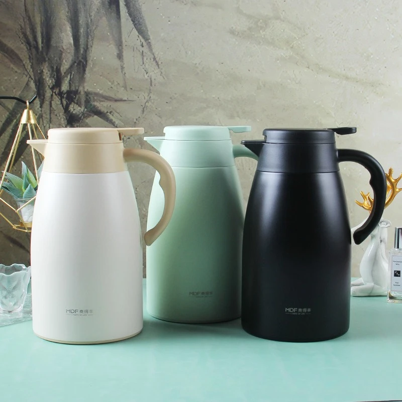 European-Style Vacuum Insulated Coffee and Water Carafe