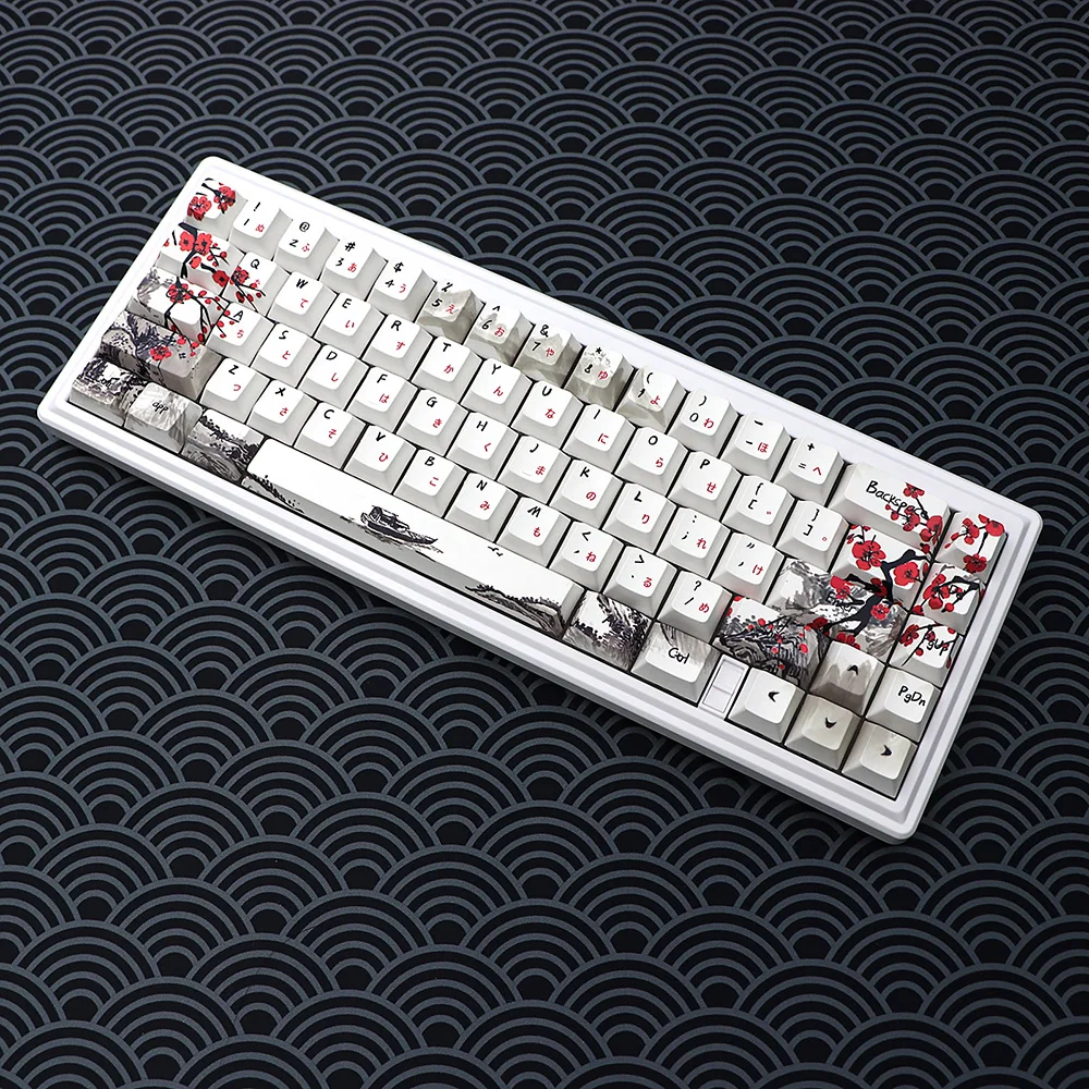 Espanha, Keycaps, Dye Sub, Plum Blossom, Perfil