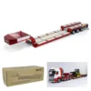 DG-999 RC 1/14 Heavy Trailer 4 Axles CNC Gooseneck Trailers for DIY Tractor Truck Model with Light System Servo ESC TH23977 2