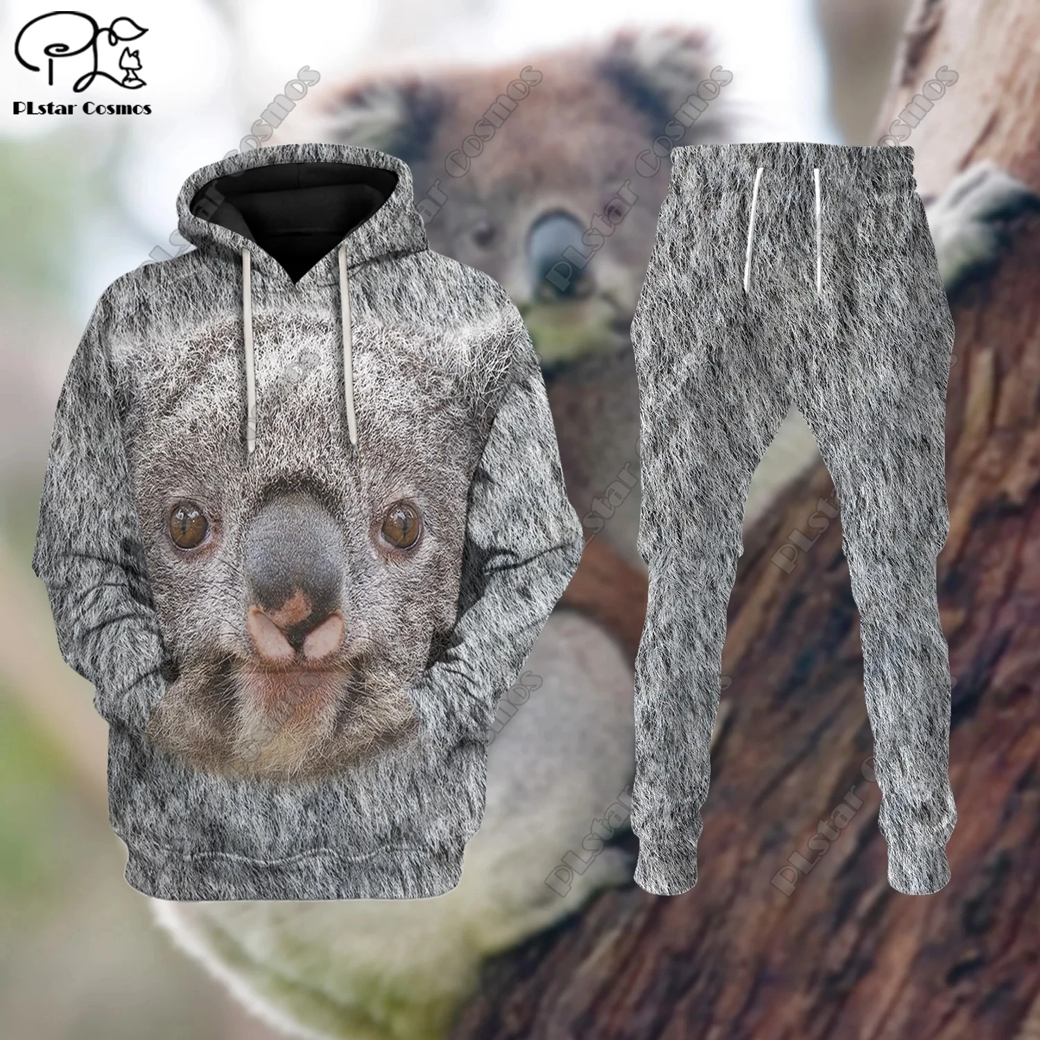 

Koala Animal Cosplay Uniform 3D Print Street Womens Mens Pullover/Sweatshirt/Zip Hoodie/Pants