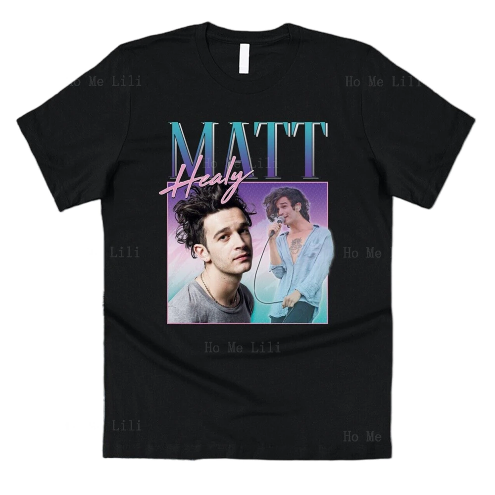 Matt Healy Omaggio Music Icon Maglietta Firmata Per Feste Estive Grunge Anni '90 Retrò