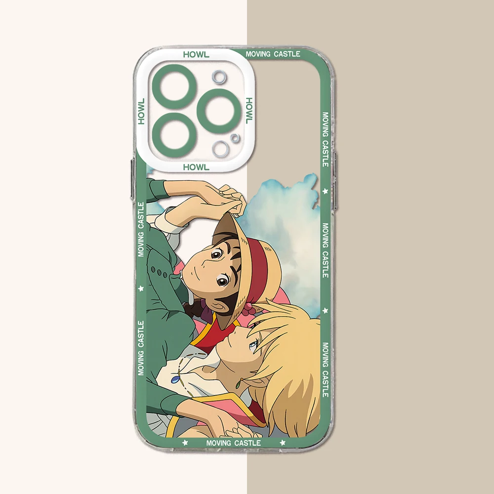 Clear Soft TPU Motion Phone Case with Howl's Design