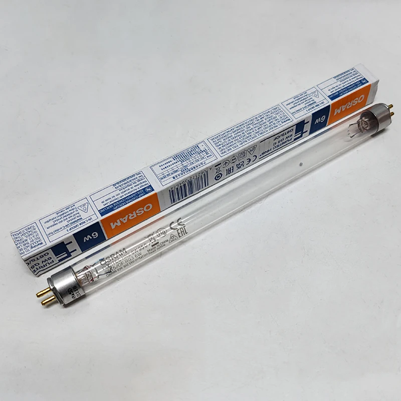 OSRAM 살균용 HNS G5 6W G6T5/OF PURITEC 램프 RG3 UV-C 전구 튜브 254nm