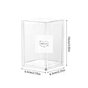 Make Up Organizer Plastic Makeup Brush Pot Storage Acrylic For Cosmetics Holder Desk Cosmetic Storage Container 6