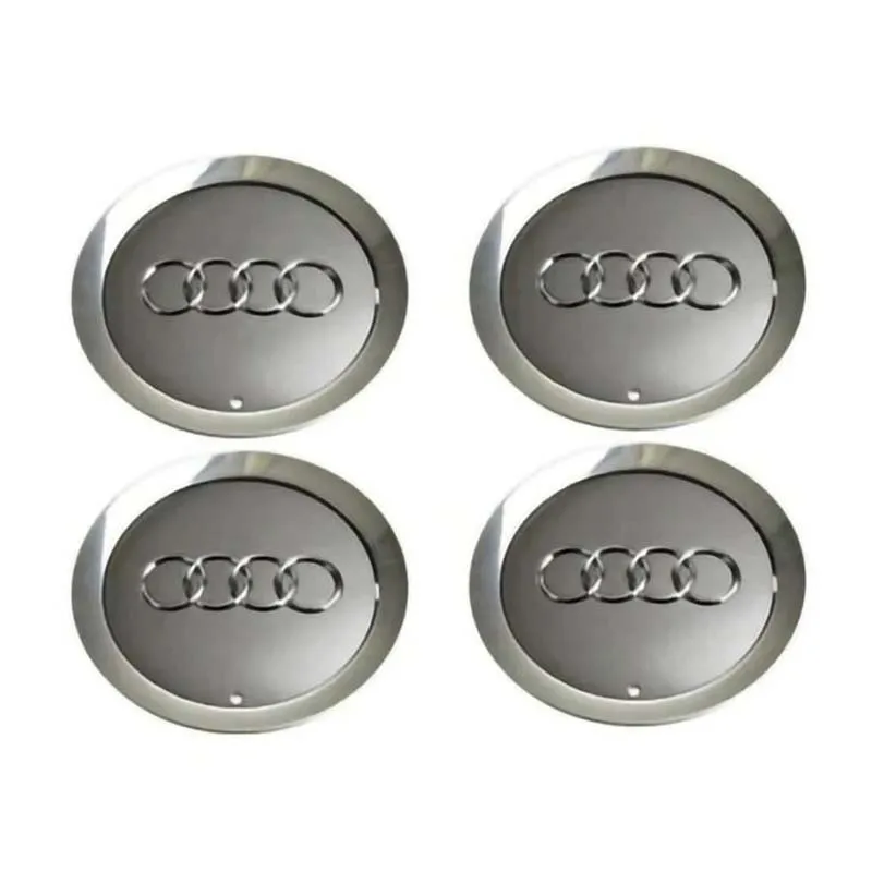 4Pcs Car Rim Cover Wheel Hub Caps for Audi A3 A4 A5 A6 S6 S8 TT A8 Quattro