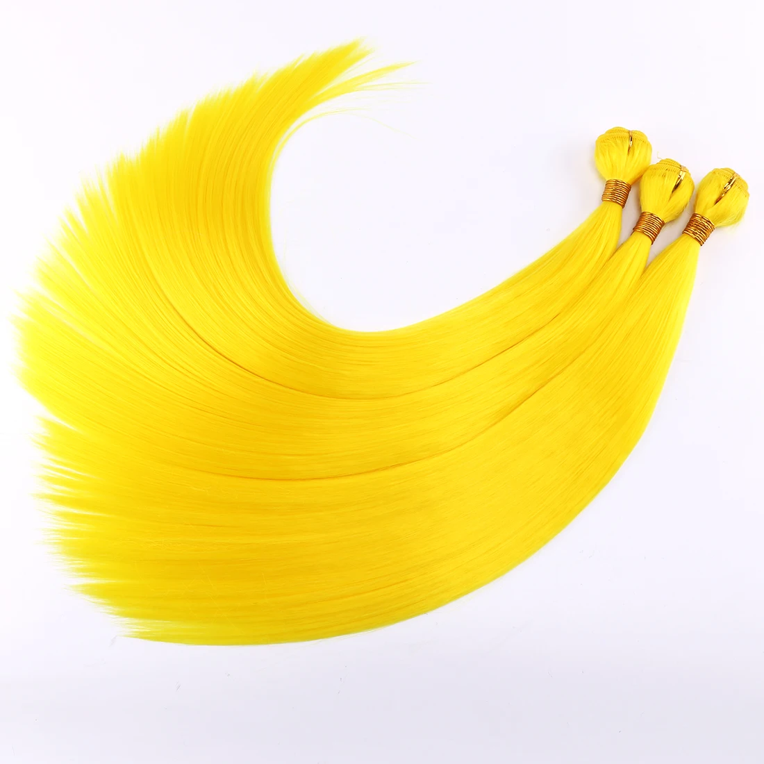 22 Inch 100 Gram One Piece Brazilian Straight Synthetic Hair Weave Ponytail Extensions for Africa Women hair extensions