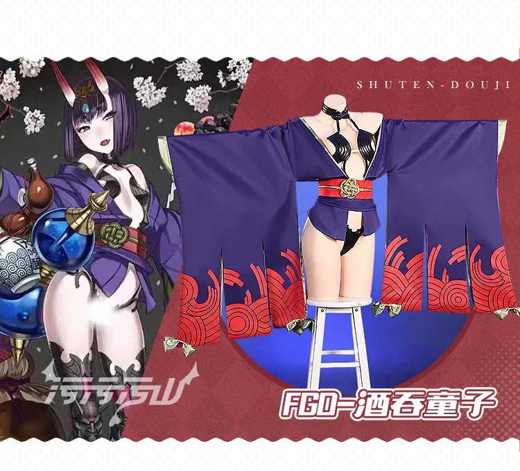 Fate/Grand Order Shuten-dōji Stage 2 Oni Costume Cosplay