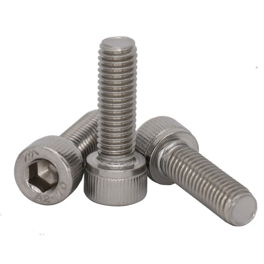 

M6 M8 M10 M12 Stainless Steel DIN912 Allen Head Screw Hex Hexagon Socket Cap Thin Fine 0.75mm 1mm 1.25mm 1.5mm Pitch Thread Bolt