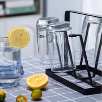 Cup Hanging Drying Shelf Upside Down Drainer Bottle Storage Rack Wine Glass Rack Kitchen Tabletop Drain Cup Holder Accessories 2