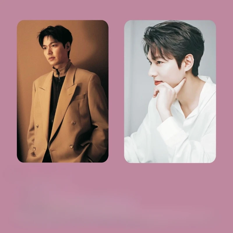 Lee Minho Magazine Cover HD Poster Lomo Cards Li Minhao Lifestyle Photo Pictures Pai Li De Meal Bus Card Decor Sticker 100PC