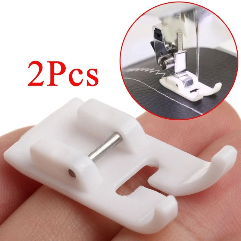 Plastic Presser Foot Ordinary Leather Pressure Foot Parallel Stitch Presser 2PCS Home Domestic Sewing Machine Accessory sewing machine accessory