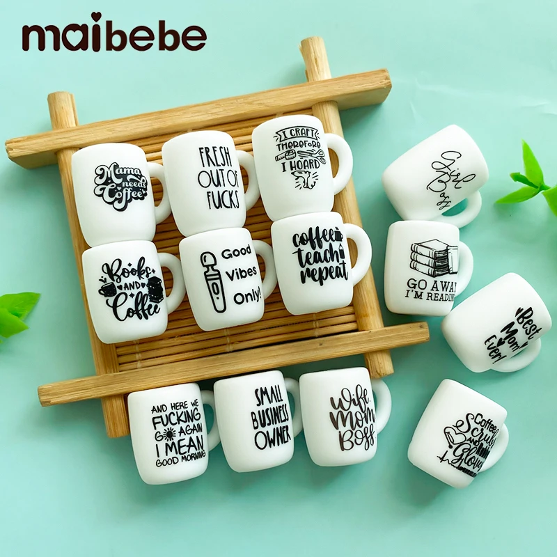 10pcs  New  Silicone  Cup Baby Oral Care Food Class Pacifier Necklace Accessories Baby Bath Toy Gifts 2