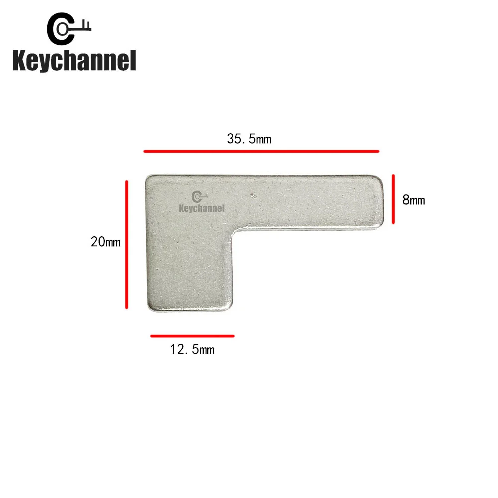 Keychannel 3PCS/Lot  Original Key Cutting Machine Key Blade Fixture For PD011 Xhorse XP007 XC009 Automotive Key Locksmith Tool