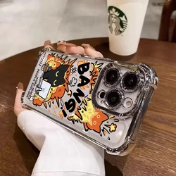 Cover Protettiva Stile Black Cats Plating Case