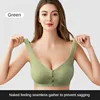 Nursing bra summer thin section without steel ring ice silk cool feeling comfortable maternity underwear bra 6