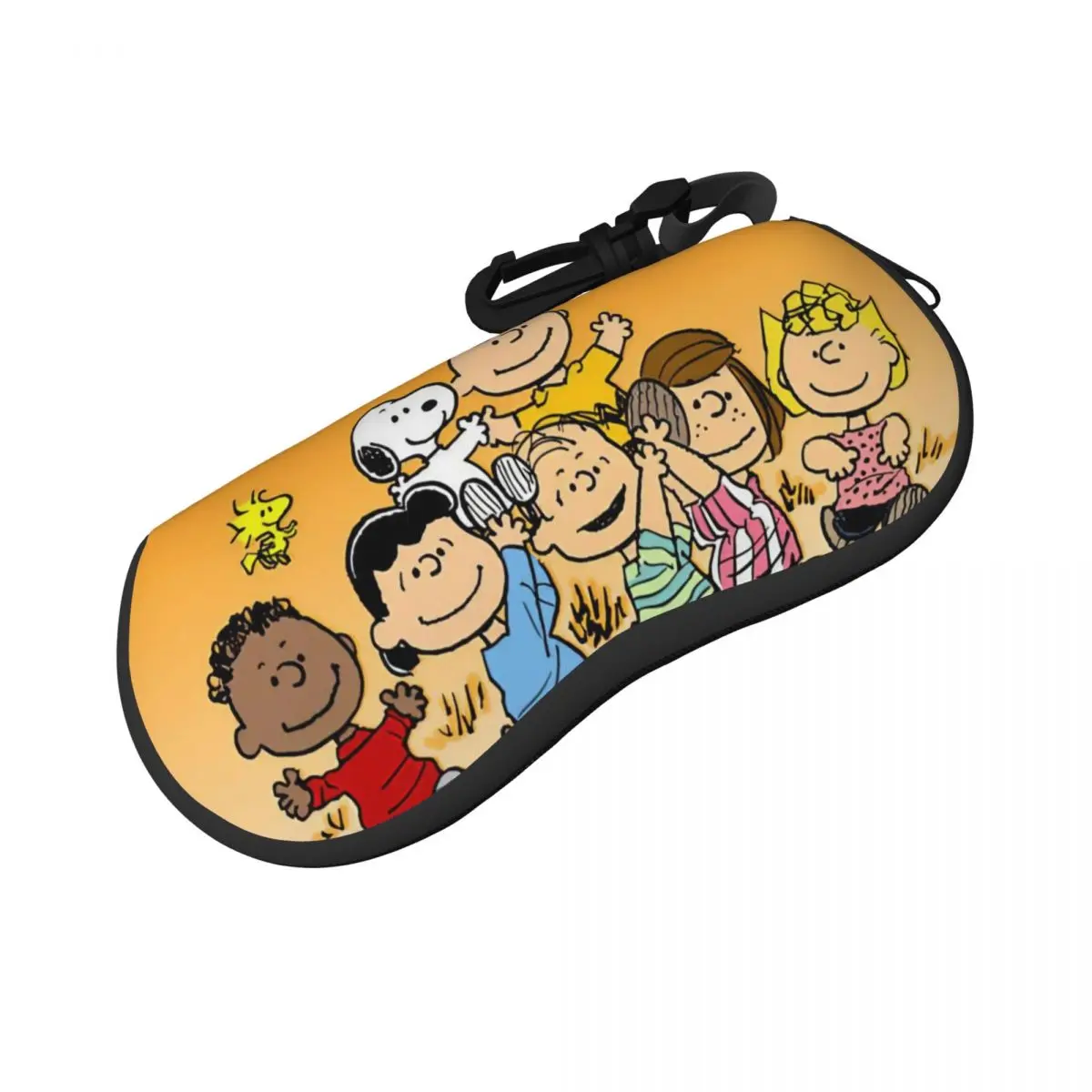 thumbnail image 1 of Estuche para gafas con personajes de cómics de Peanuts, práctico y divertido estuche para gafas con dibujos de Snoopy y Charlie Brown, encantador contenedor para gafas, 1 of 5