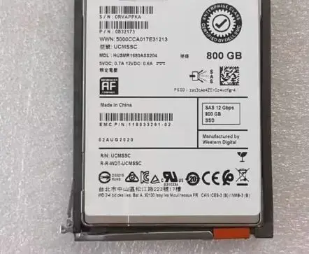 For D4 2SFXL 800 005053166 005053167 800G Unity XT series hard drives