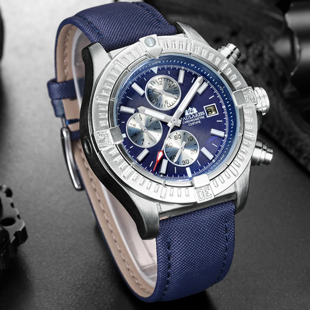 Top Brand Mens Watches New Multifunction Automatic Mechanical Waterproof Sports Chronograph AAA Clocks Dropshipping 2022 |