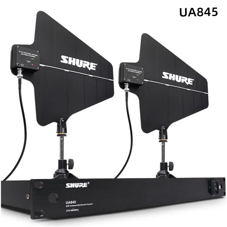 UA845 Uhf Power Distribution Signal Booster Amplifier Wireless Microphone 6way 1 in 6 out catv tv antenna signal amplifier antenna signal booster splitter improve signal quality