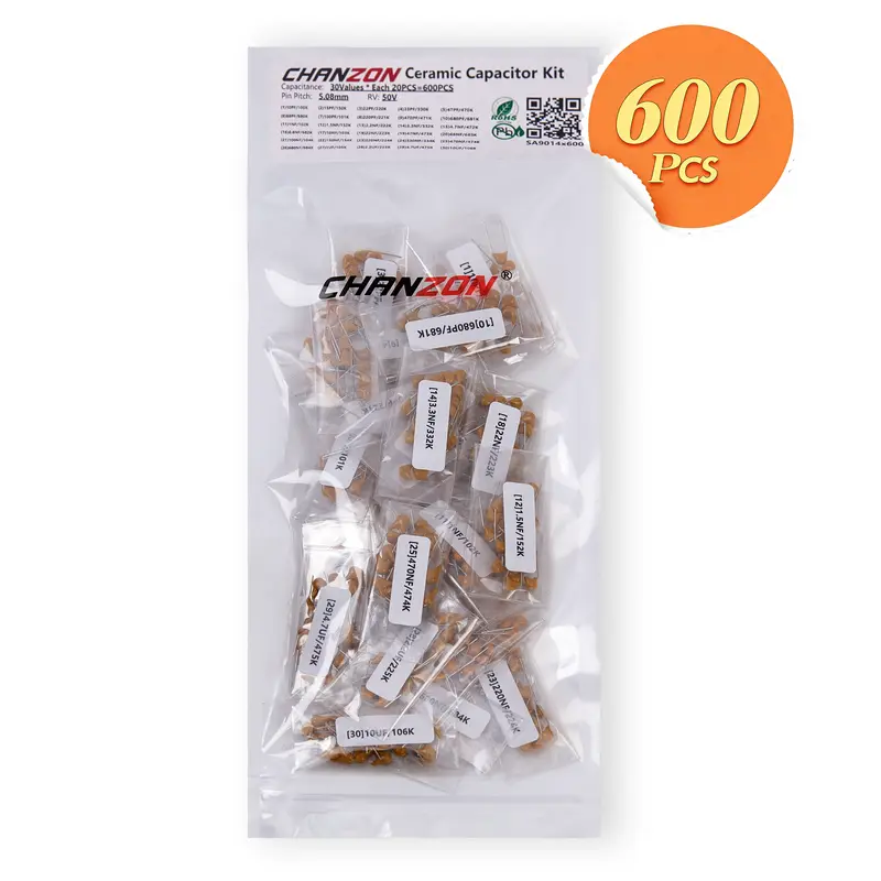New Ceramic Capacitors Monolithic Chip Capacitor 10PF 22PF 100PF to 1UF 10UF Electronic Components Circuit Pack 2026 - Image 8