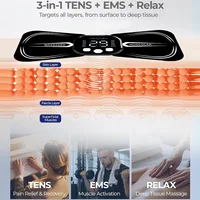 Electric Neck Massager EMS Muscle Stimulator Low Frequency Back Cervical Patches 10 Modes 29 Levels Intensity Pain Joints Relief 5