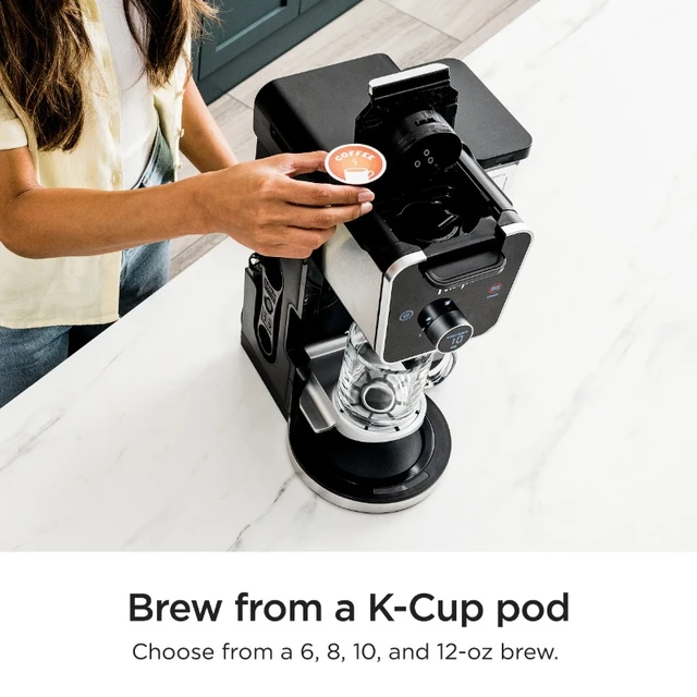 Ninja Dualbrew Specialty Coffee System, Single-Serve, K-Cup Pod Compatible,  12-Cup Drip Coffee Maker - AliExpress