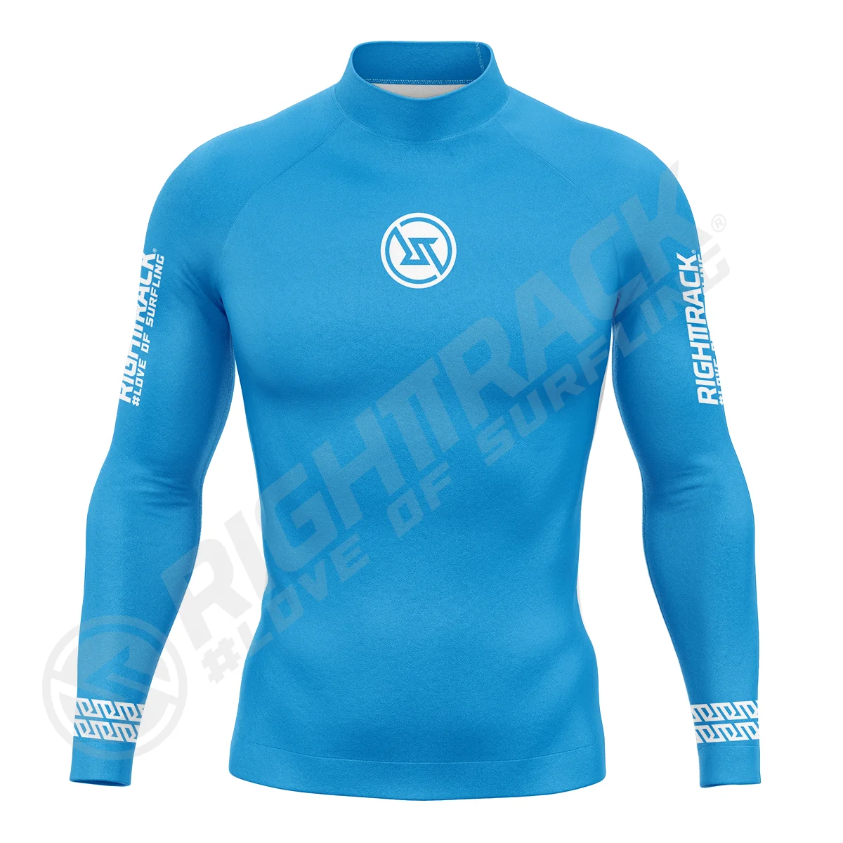 Hot Men's Rashguard Long Sleeve Surfing Shirts Sunscreen Lycra Fabric Surf Sweatshirt UV Protection RIGHTTRACK Swimwear