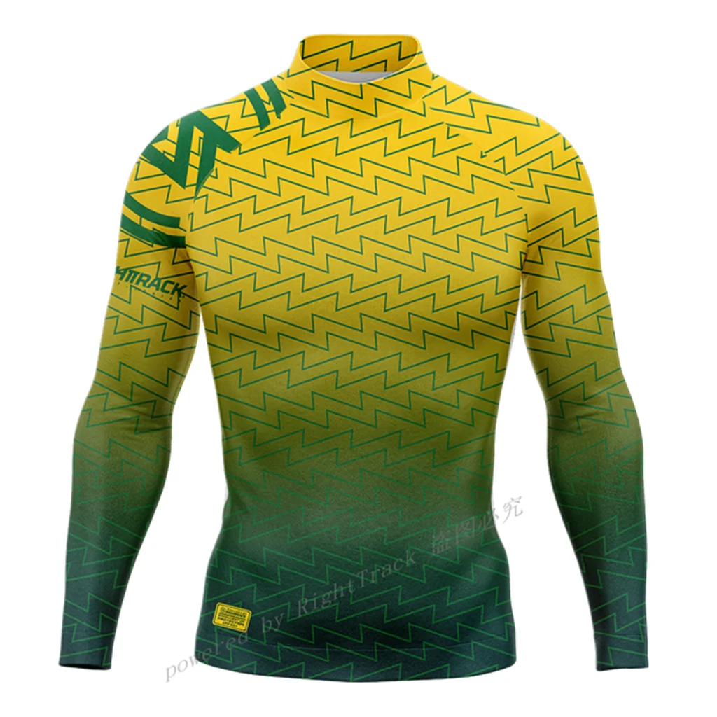 Rt Summer Rashguard Men's Long Sleeve Surfing Shirts Quick Dry Uv Protection Swim Wear Rash Guard Swimming Tight Surf T Shirts