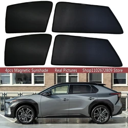 Magnetic Car Sunshade Shield Front Windshield Frame Curtain Sun Shades for Toyota BZ4X EV 2022 2023 2024 EA10 Auto Accessories