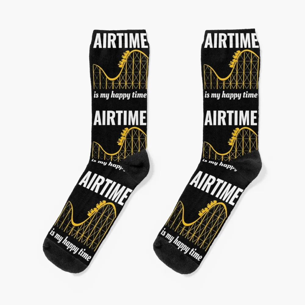 Roller Coaster Amusement Park Funny Saying Socks Stockings Compression Thermal Socks Man Winter 2 pairs breathable sweat absorbing half finger gloves high elastic wear resistant outdoor bicycle non slip compression gloves