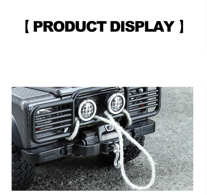 Sa7c350c8717e4a4dba5e600d16fb7022D 1/24 Land Range Rover Defender 110 Tomb LE Alloy Pickup Car Model Diecasts Off-road Vehicles Car Model Sound Light Kids Toy Gift