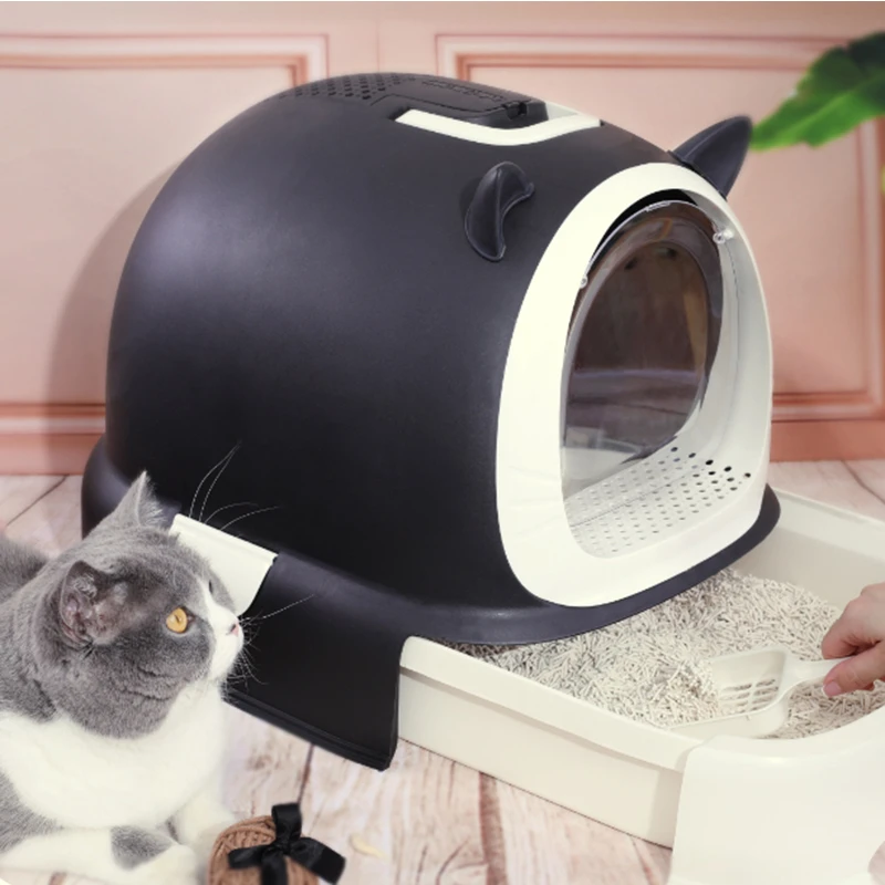 Large Automatically Cat Bedpans Sanitary Litter Urinal Cat Bedpan