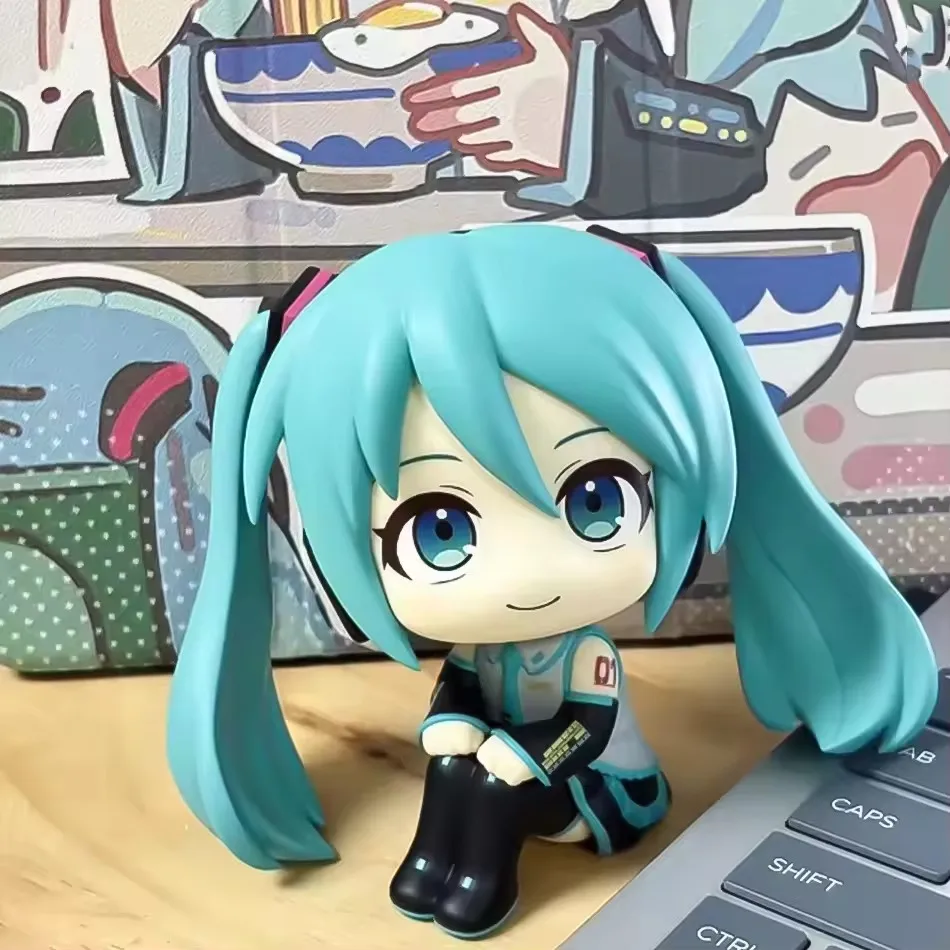 Charming Handmade Anime Hatsune Miku Doll – Perfect Desktop Decoration & Unique Christmas Gift