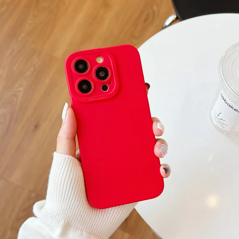 Premium Liquid Silicone Full Cover Phone Case - Sleek and Durable Protection