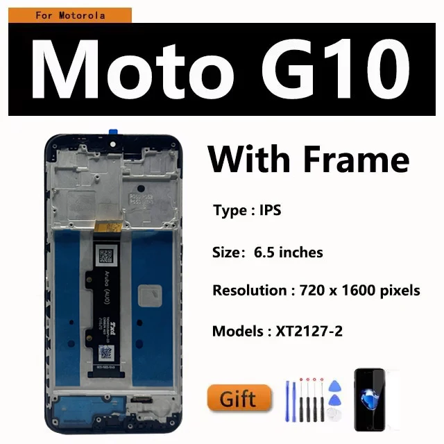 Per Motorola Moto G10 LCD Sostituzione Dello Schermo 6.5 "XT2127 - Foto 6