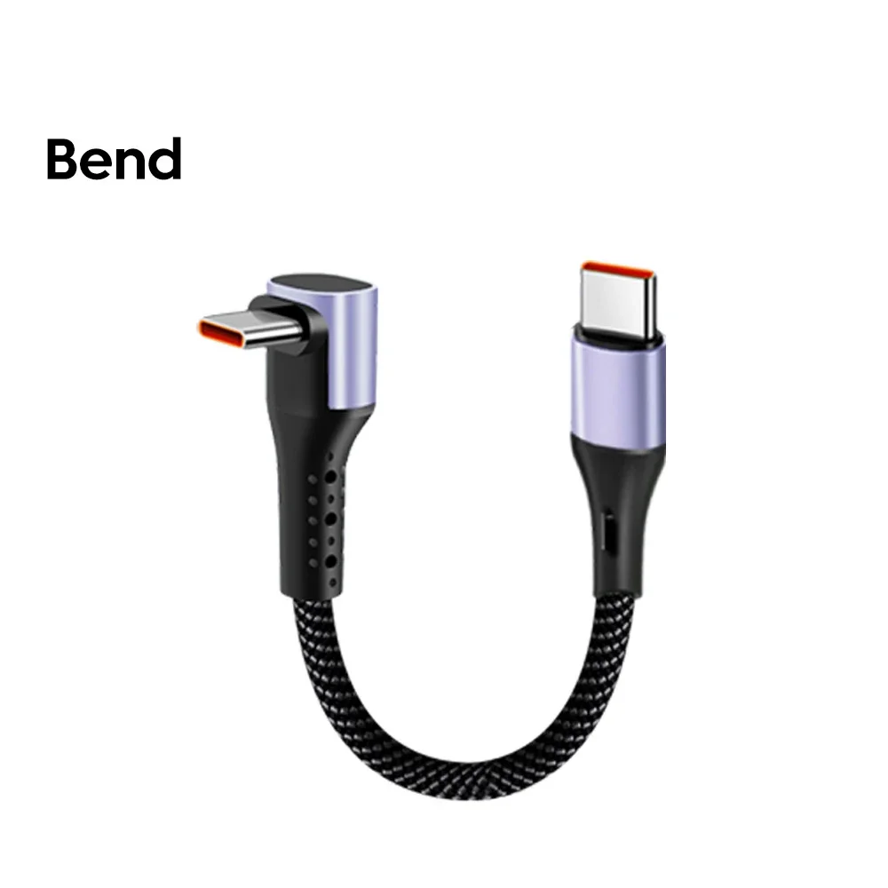 15CM 30CM Short Elbow USB C Cable 66W USB A thumbnail 2