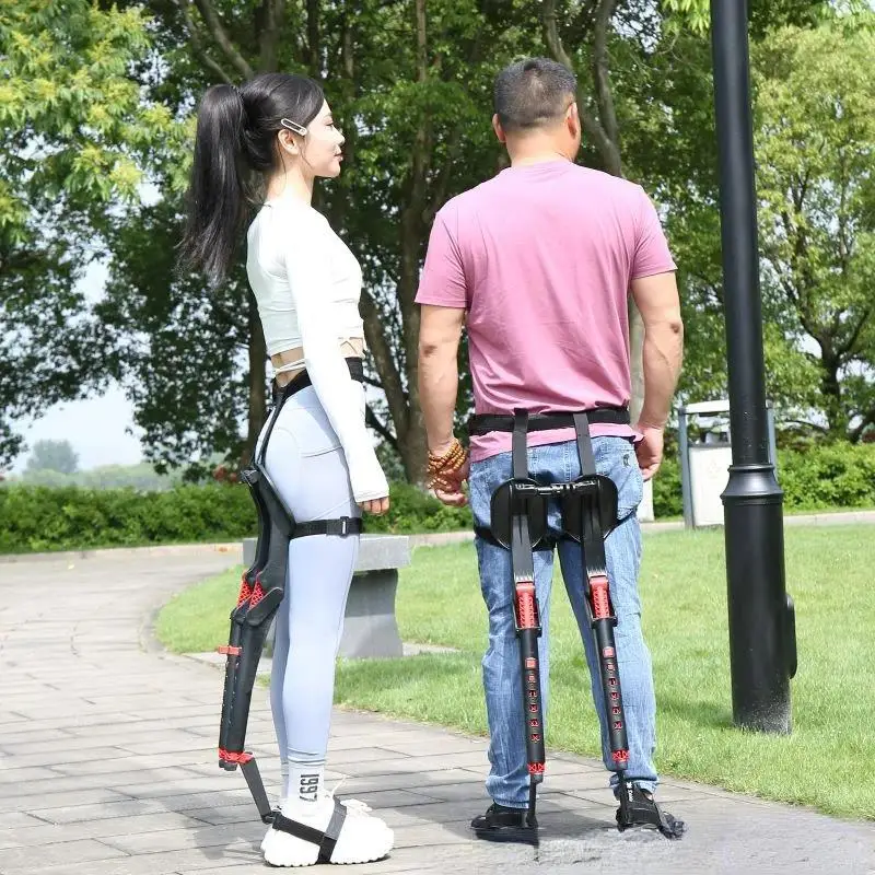 Adjustable Height Exoskeleton Wearable Seat Integrated Support Lightweight Special Work Fishing Stool Standing Worker Ideal Tool 5
