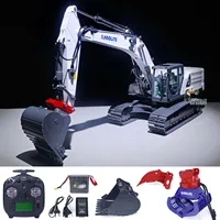 In Stock Kabolite K961 100S RC Hydraulic Excavator 1/18 RC Digger Model HUINA Construction Vehicle Light Remote Control Toys 1