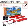 News Park10 J3-CUB RC Airplane RTF EPP RC 1406 Brushless Motor WLtoys A160 Upgrad 3D/6G System 650mm Wingspan Kit For Adult Gift - 5CHBrushless 2BS RED