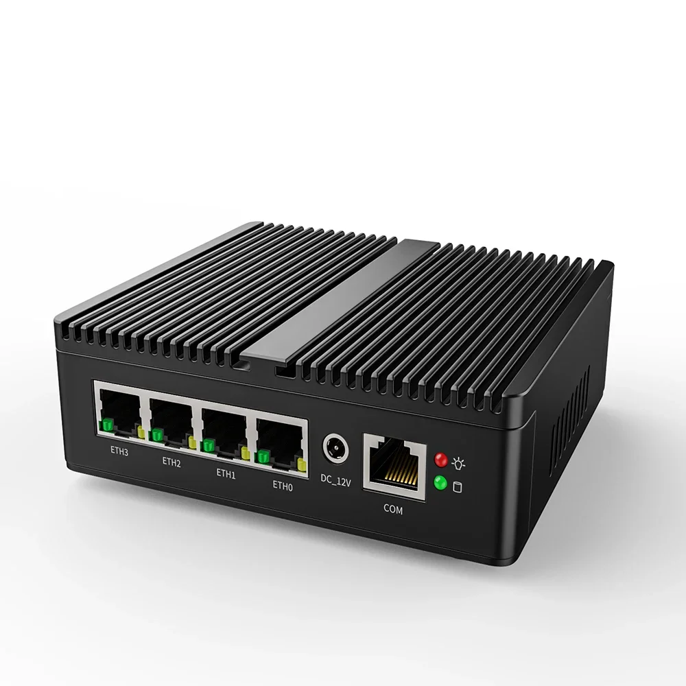Industrial Mini PC Intel N100 Celeron Soft Router 4xIntel i226V 2.5G LAN DDR5 NVME SSD pfSense Firewall Appliance ESXI AES-NI 3