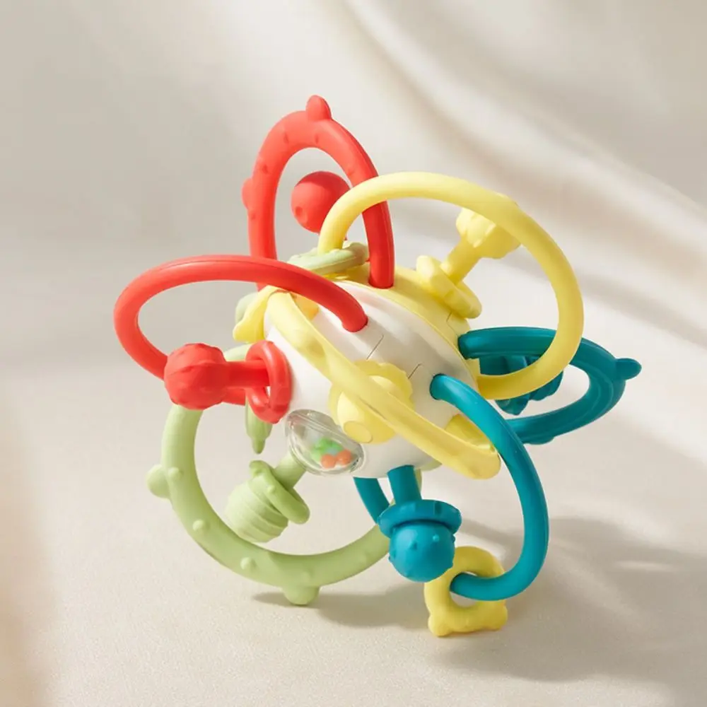 

Silicone Develop Teething toy String Sensory Toys Educational Montessori Pull String Finger Grasp Training Learning Toy