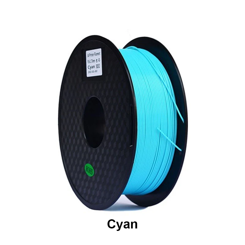 250g 1.75mm 3D Printer Filament PLA Purple Green Red Black Blue Grey wire Vacuum Packaging For 3D Printing Fliament Supplies