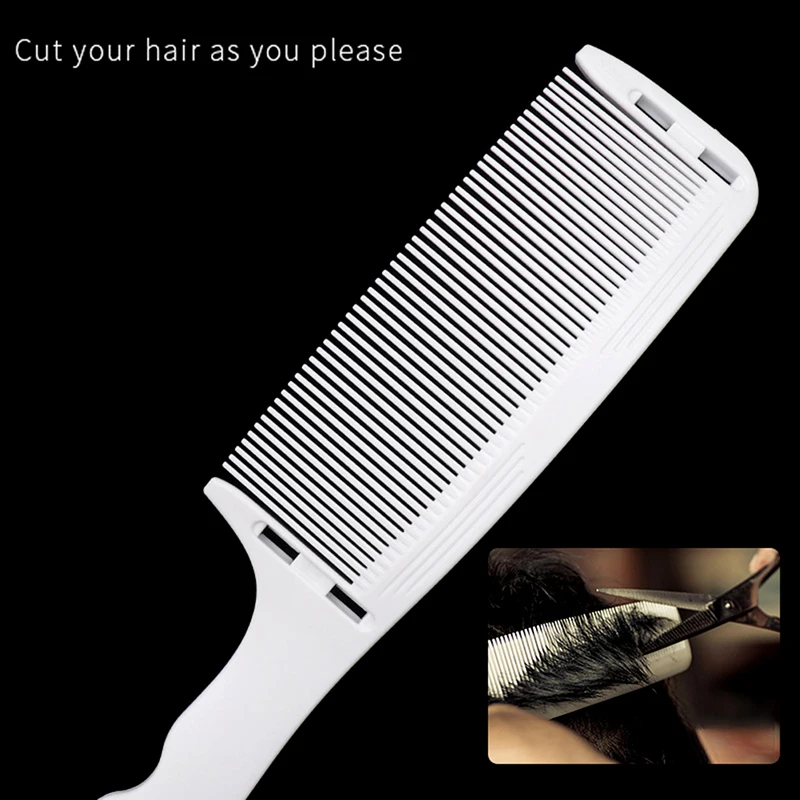 Description Picture 4 of itemCurved Shaver Hair Clipper Cutting Comb Barber Flat Top Comb With Ruler Anti-Static Salon Cutting Comb Hairdressing Brush