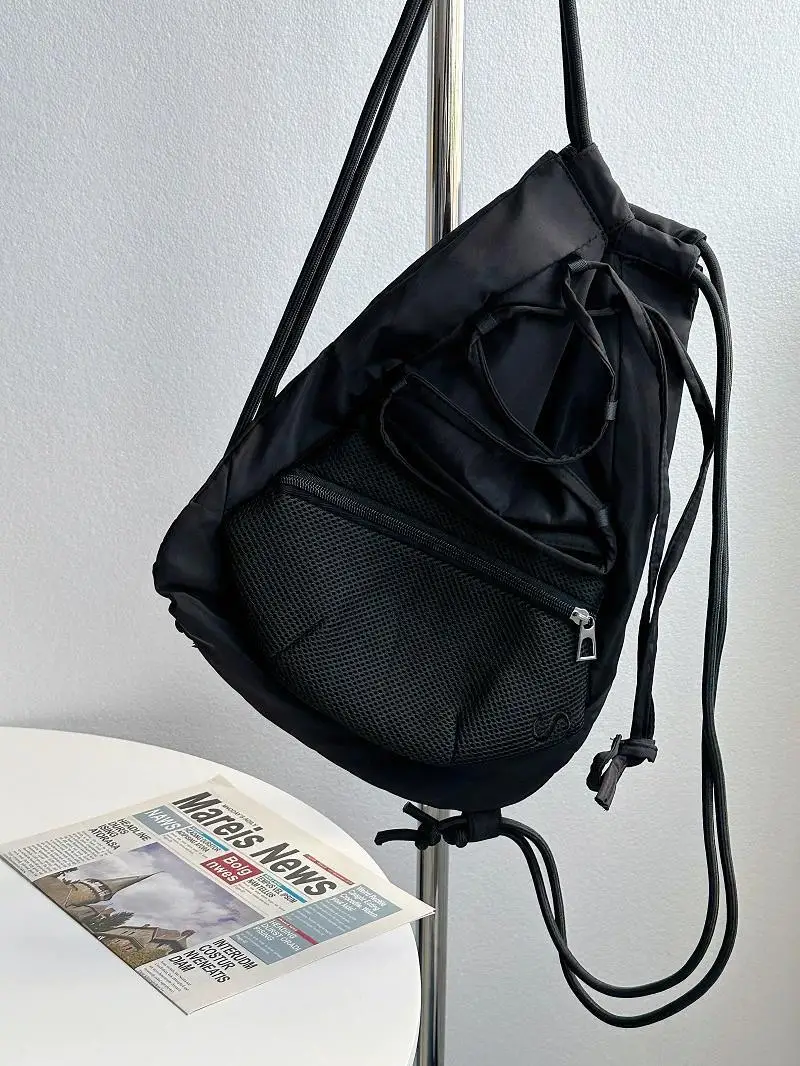 Designer Brand 2023 Mesh Pocket Backpack Casual Detachable Backpack for Men Women Mochilas Para Mujer Hot Selling