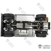 RC Truck Metal 4X4 Chassis For LESU 1/14 RC Tamiyay Tractor Cars Radio Control Motor Differential Axles Electric Model Th16593 4