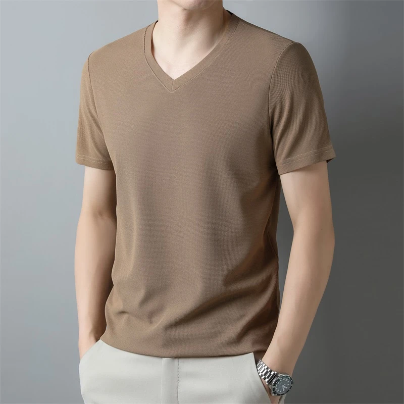 PlatiNum Waffle V-Neck T-Shirt Care Instructions