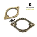C68x44mm green brass