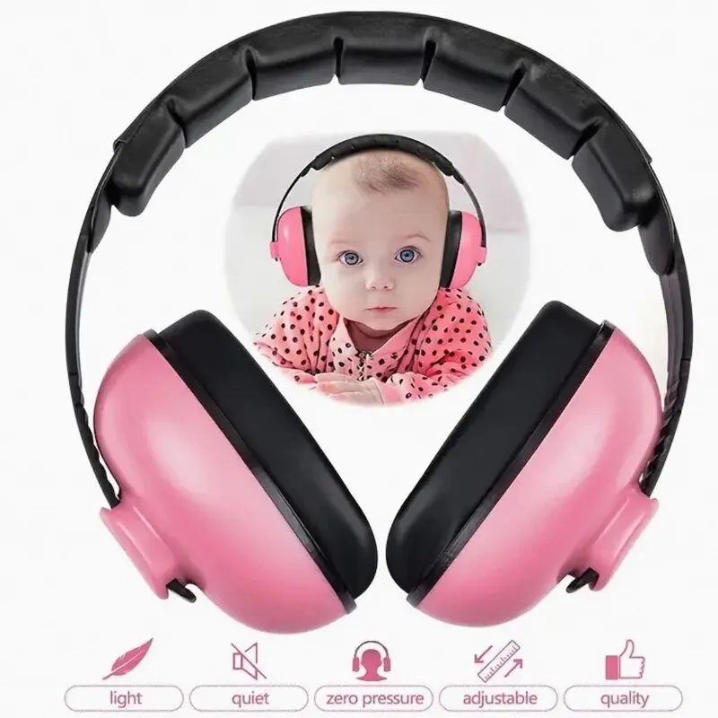 Baby Soundproof Ear Muffs Noise Reduction Headphones Children Aircraft Noise Reduction Sleep