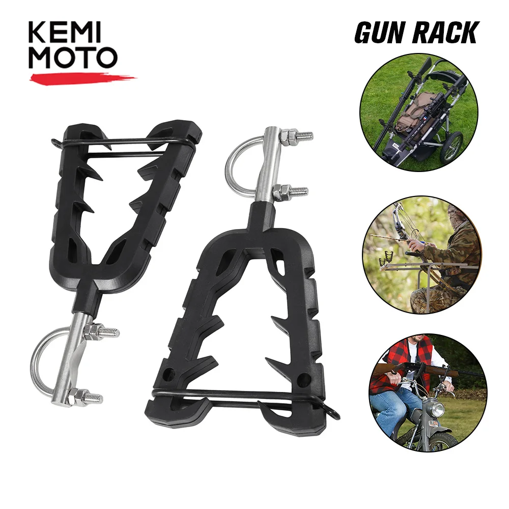Atv Utv Quad Bike Handle Bar Gun Rack Bow Utility Rack Holder Moto Compatibile Con Polaris Per Can-Am Per Cfmoto Golf Car